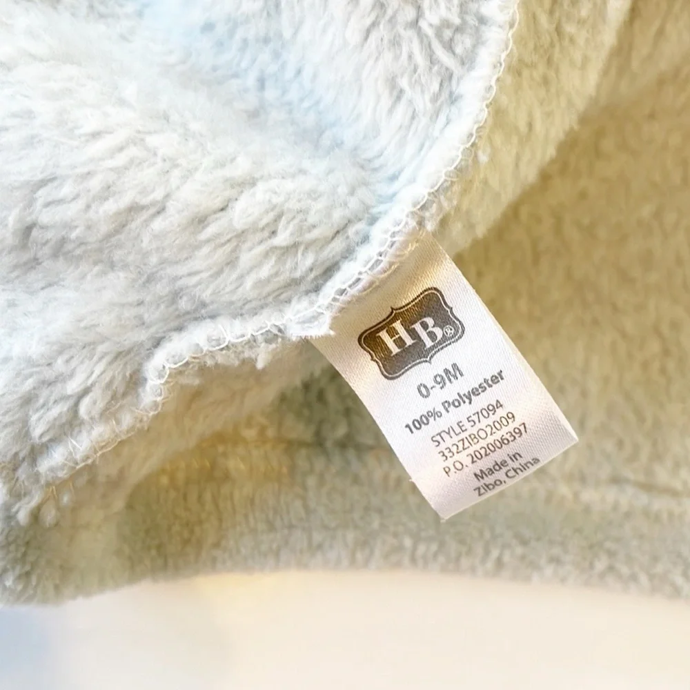 Hudson Baby fleece elephant baby robe